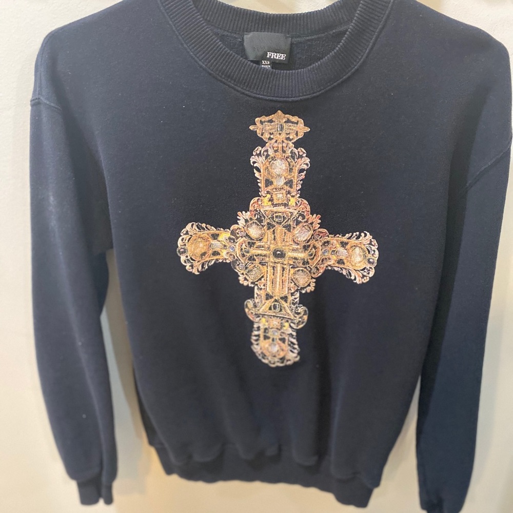 Aritzia cross sweater